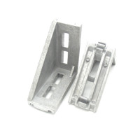 10340 | Кутовий з'єднувач 40х80 паз 10, алюм., профілі 40 